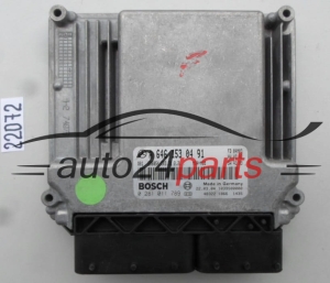 Μονάδα Ελέγχου Κινητήρα MERCEDES VITO BOSCH 0 281 011 789, 0281011789, A 646 153 04 91, A6461530491, CR3.31