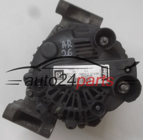 Alternador OPEL 1.3 CDTI Z13DTH VALEO 2542850B, GM 13 117 278 YP