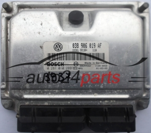 ΜΟΝΑΔΑ ΕΛΕΓΧΟΥ ΚΙΝΗΤΗΡΑ SKODA FABIA 1.9 TDI 038906019AF, BOSCH 0281010289, DIESEL EDC15P+ 1110 28SA4562