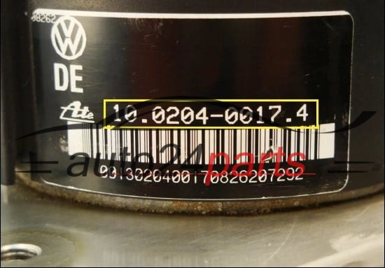 ABS POMPA CENTRALINA  SEAT SKODA VOLKSWAGEN ATE 10.0204-0017.4