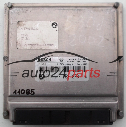 ECU CENTRALITA DE MOTOR  BMW BOSCH 0 281 010 314, 7 789 376