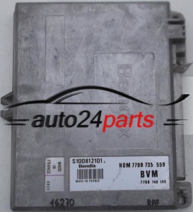ECU ENGINE CONTROLLER RENAULT 1.7 BENDIX S100812101 E, S100812101E, HOM7700735559, 7700740149