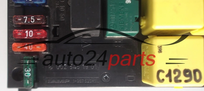 ELEKTRISCHER KASTEN SICHERUNGKASTEN SICHERUNG UND RELAIS STROMKASTEN RELAISKASTEN  MERCEDES W 203 002 542 03 19,  002 545 19 01