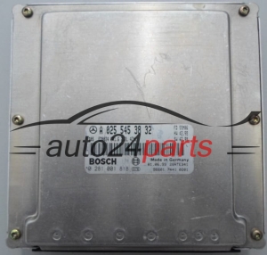 CENTRALINA DO MOTORE MERCEDES W202 2.2 CDI BOSCH 0 281 001 818,  A 025 545 38 32