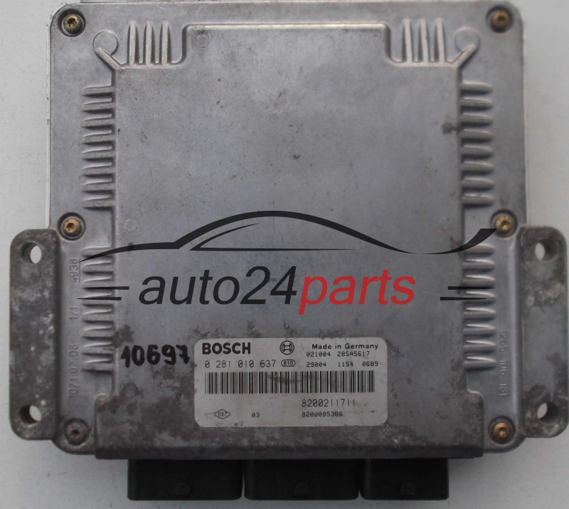 KOMPUTER STEROWNIK SILNIKA RENAULT LAGUNA 2.2 DCI BOSCH 0 281 010 637, 8200211711
