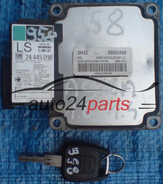 CENTRALITA DE MOTOR OPEL ASTRA CORSA VECTRA ZAFIRA 1.4 Z14XE 1.6 Z16XE Z16SE 09353459 DHZJ 9353459