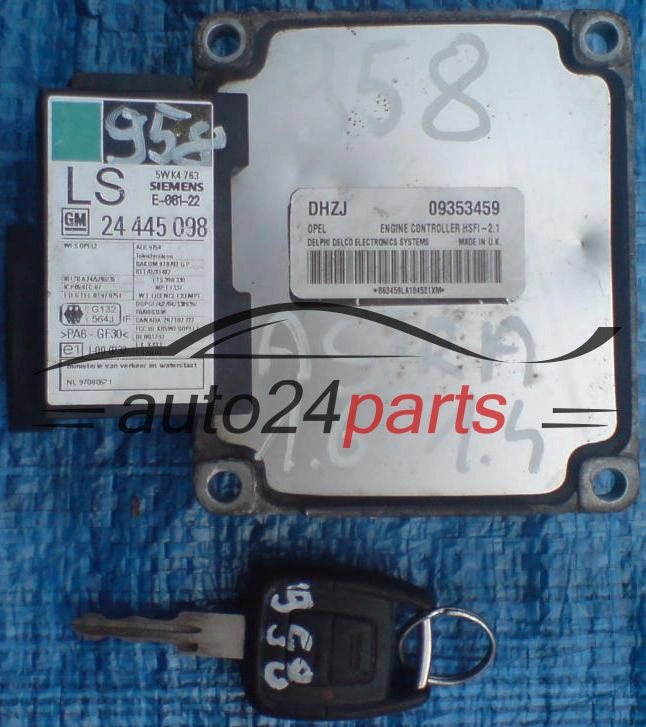 CENTRALITA DE MOTOR OPEL ASTRA CORSA VECTRA ZAFIRA 1.4 Z14XE 1.6 Z16XE Z16SE 09353459 DHZJ 9353459