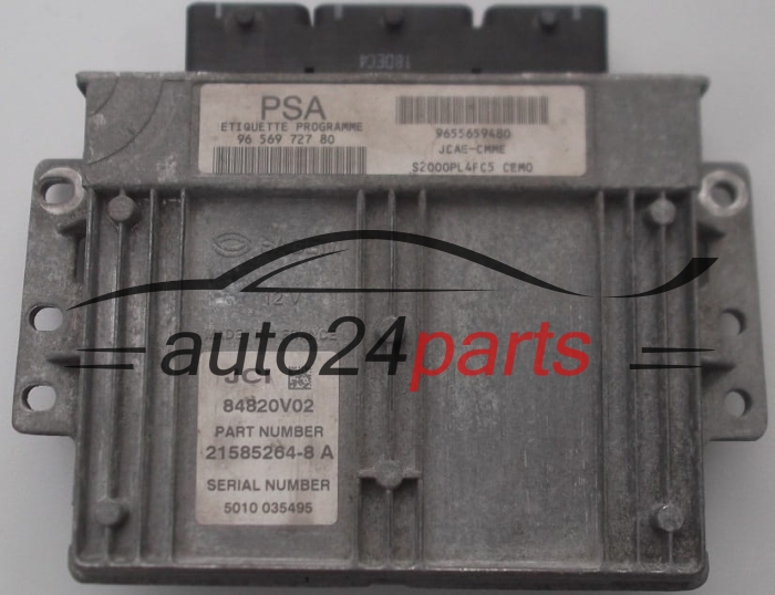 CENTRALINA DO MOTORE PEUGEOT 206 1.4 SAGEM 21585264-8 A,  96 569 727 80