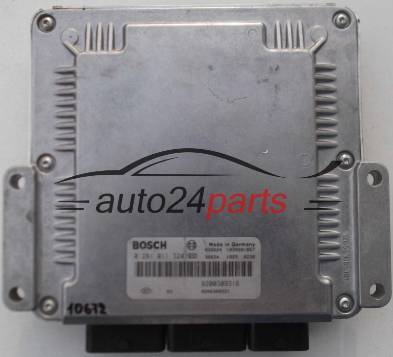 KOMPUTER STEROWNIK SILNIKA RENAULT LAGUNA 1.9 DCI BOSCH 0281011324