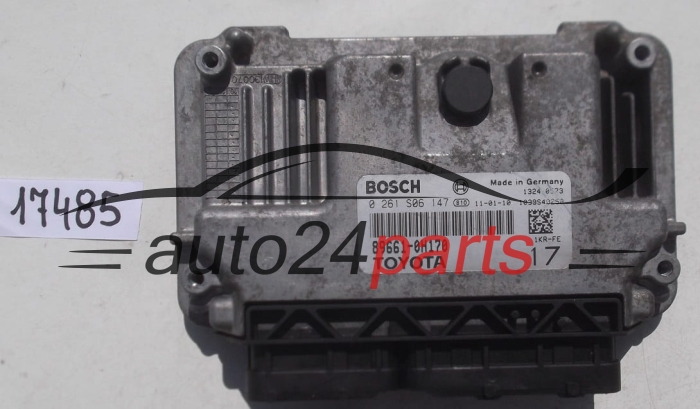 KOMPUTER STEROWNIK SILNIKA PEUGEOT 107, TOYOTA, CITOREN C1, BOSCH 0 261 S06 147, 0261S06147, 89661-0H170