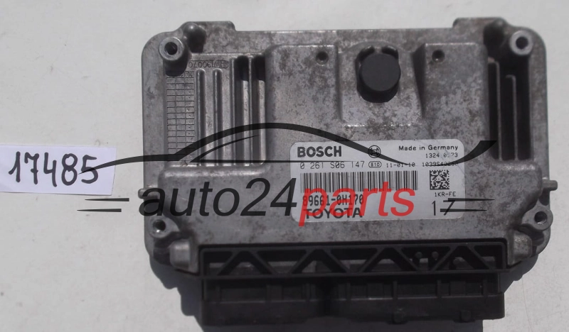 KOMPUTER STEROWNIK SILNIKA PEUGEOT 107, TOYOTA, CITOREN C1, BOSCH 0 261 S06 147, 0261S06147, 89661-0H170