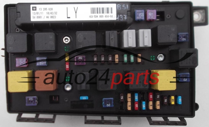 Ηλεκτρικό κιβώτιο θρυαλλίδων κουτί BSI OPEL ASTRA H ZAFIRA B GM 13 285 620 LY, 13285620 LY, HELLA 5DK 009 464-60