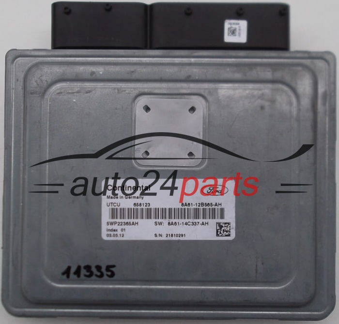 MOTORSTEUERGERÄT ECU STEUERGERÄT FORD FIESTA Continental 5WP22365AH, 8A61-12B565-AH,  8A61-14C337-AH