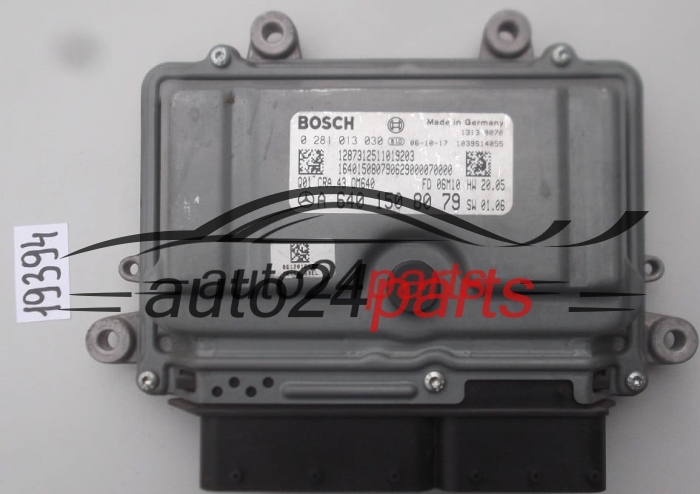 MERCEDES W168 A180 2.0 CDI A6401508079, 6401508079, A 640 150 80 79, BOSCH 0281013030, 0 281 013 030