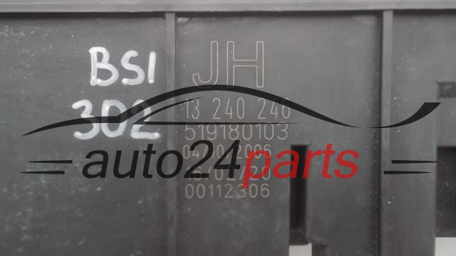SKRZYNKA ELEKTRYCZNA PRZEKAŻNIKÓW I BEZPIECZNIKÓW MODUŁ NADWOZIA CENTRALKA KOMFORTU BSI OPEL VECTRA C SIGNUM 1.9 CDTI GM 13 240 246 JH, 13240246 JH, 519 180 103, 519180103