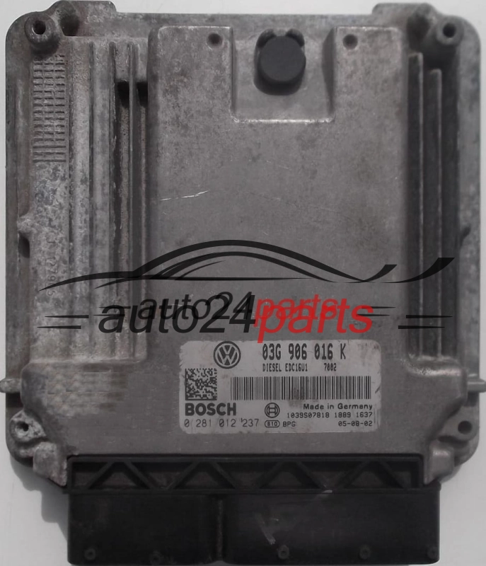 ECU ENGINE CONTROLLER SKODA OCTAVIA 1.9 TDI 03G906016K, BOSCH 0281012237