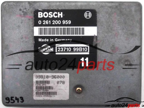 MOTORSTEUERGERÄT ECU STEUERGERAT NISSAN MICRA K11 1.0, BOSCH 0 261 200 959, 0261200959, 23710 99B10, 2371099B10 