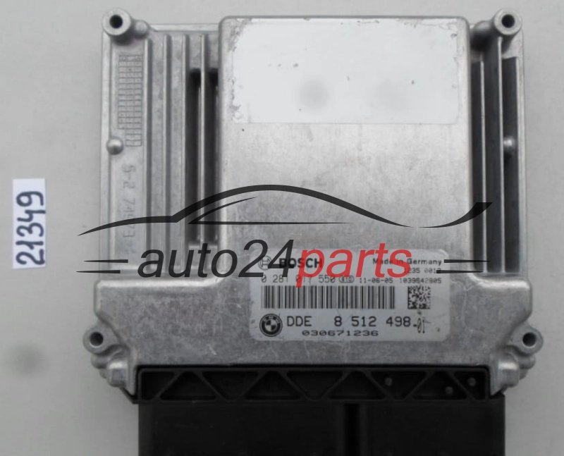 Μονάδα Ελέγχου Κινητήρα BMW BOSCH 0 281 017 550, 0281017550, DDE 8 512 498, DDE8512498, 8512498