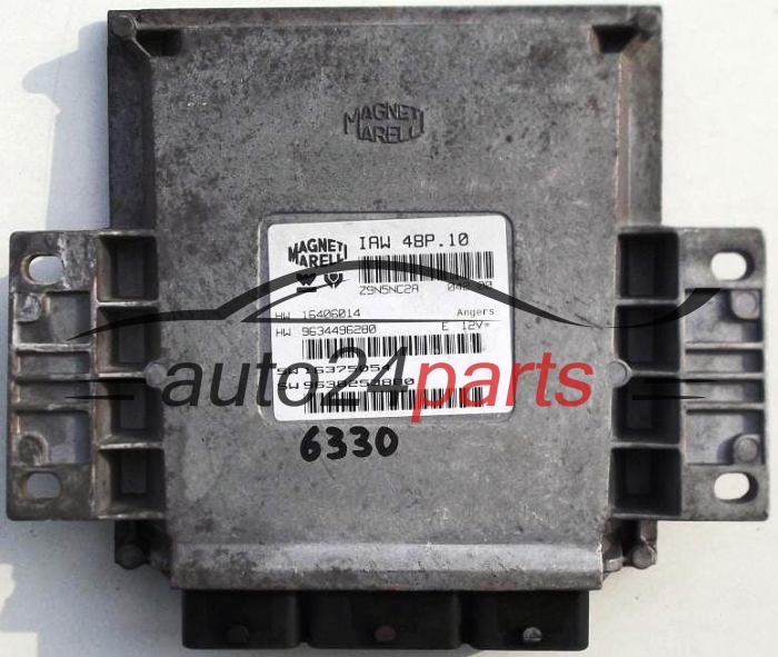 Μονάδα Ελέγχου Κινητήρα CITROEN PEUGEOT MAGNETI MARELLI IAW 48P.10,  SW 16375054, 9638253880