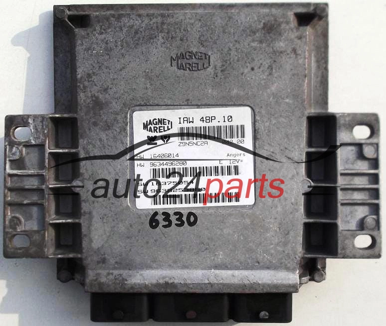 Μονάδα Ελέγχου Κινητήρα CITROEN PEUGEOT MAGNETI MARELLI IAW 48P.10,  SW 16375054, 9638253880