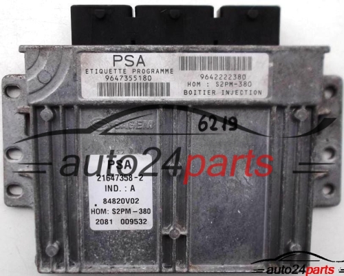 calculateur moteur pour citroen c3 1.4