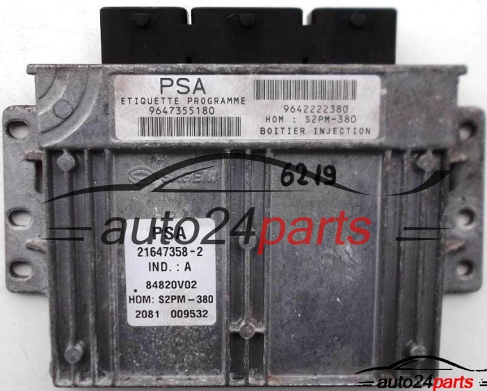 calculateur moteur pour citroen c3 1.4