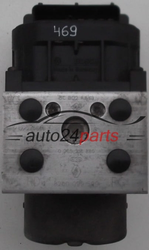 ABS RENAULT KANGOO BOSCH 0 265 216 880, 0265216880, 8200 099 599, 8200099599, 0 273 004 620, 0273004620 - 
