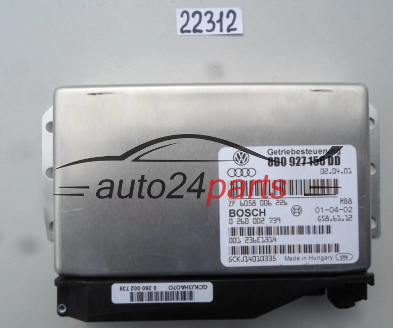 Ecu Automatic Gearbox Audi VW Volkswagen Bosch 0260002739 8D0927156DD