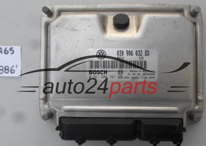 VW VOLKSWAGEN POLO 1.4 AKK 030 906 032 BD, 030906032BD, BOSCH 0 261 206 767, 0261206767, 26SA0000 - 
