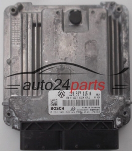 CALCULATEUR MOTEUR SKODA OCTAVIA 2.0 TFSI BOSCH 0 261 S02 339, 0261S02339, 1Z0 907 115 A, 1Z0907115A, 8P0907115B, MED9.1 