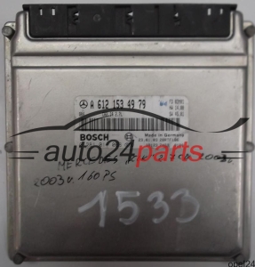MOTORSTEUERGERÄT ECU STEUERGERÄT MERCEDES W203 CLK 270 CDI A6121534979, BOSCH 0281011068, 0 281 011 068, A 612 153 49 79, 6121534979 