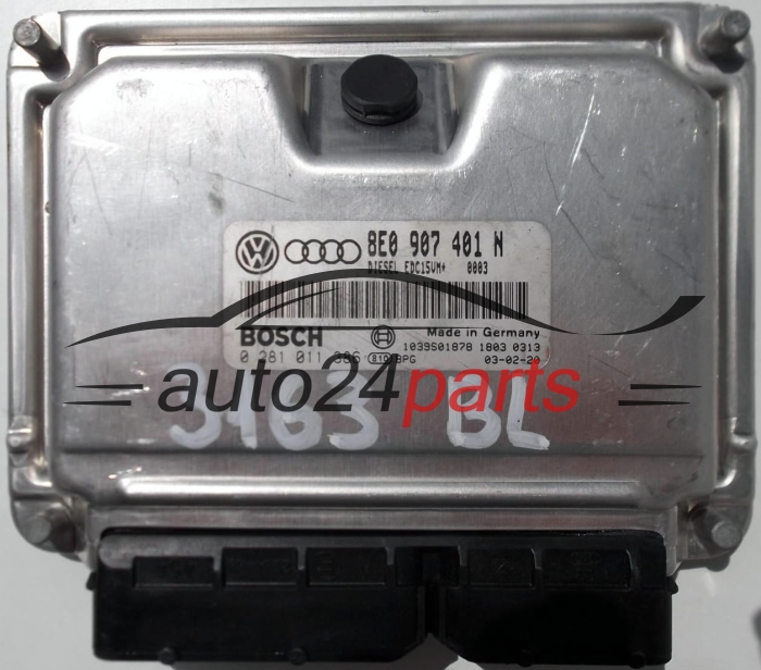 calculateur moteur pour audi a4, a6 2.5 tdi