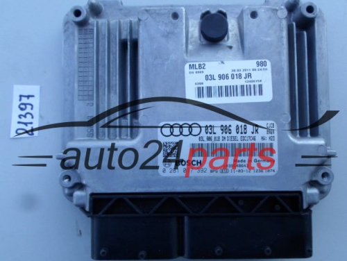 KOMPUTER STEROWNIK SILNIKA AUDI A4 S4 2.0 TDI BOSCH 0 281 017 392, 0281017392, 03L 906 018 JR, 03L906018JR 