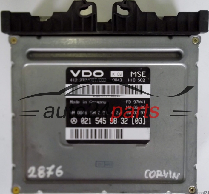 ECU ENGINE CONTROLLER MERCEDES W210 E-KLASS E200 0215459832, A 021 545 98 32 , A0215459832, 412.232/007/002, 412232007002