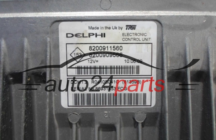 ECU CENTRALITA DE MOTOR  RENAULT KANGOO 1.5 DCI Delphi R0410B041C