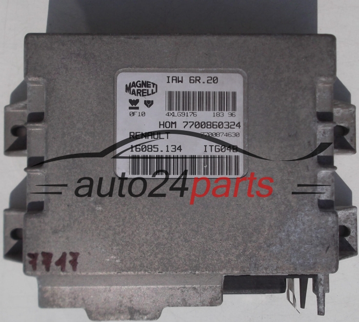 Μονάδα Ελέγχου Κινητήρα RENAULT TWINGO 1.2, MAGNETI MARELLI IAW 6R.20, IAW6R20, 7700860324, 7700874630, 16085.134, 16085134