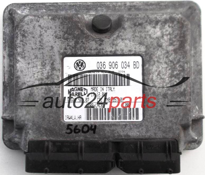 ECU ENGINE CONTROLLER SEAT LEON TOLEDO 1.6 036906034BD, IAW4LV.HA, IAW4LVHA