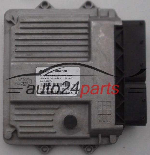 Μονάδα Ελέγχου Κινητήρα FIAT 500 1.3 MJTD MAGNETI MARELLI MJD 8DF.C2, FPT 51862580, BC.0101777.A
