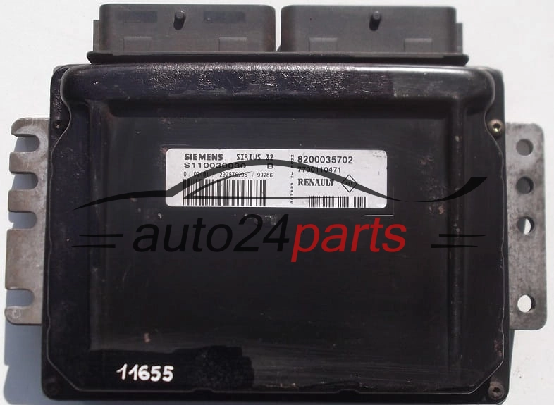 CENTRALINA DO MOTORE RENAULT SCENIC SIEMENS S110030030 B, S110030030B, 8200035702, 7700110471