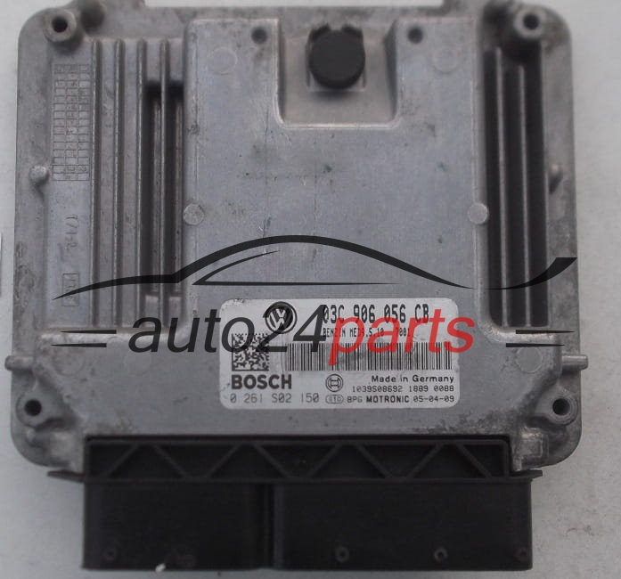 ECU CENTRALITA DE MOTOR VOLKSWAGEN GOLF 1.6 FSI BOSCH 0 261 S02 150, 0261S02150, 03C 906 056 CB, 03C906056CB, MED9.5.10