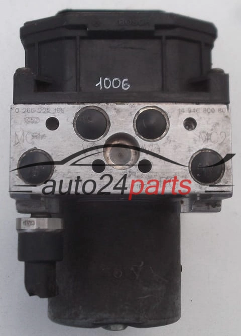 Pompa abs i sterownik PEUGEOT CITROEN FIAT 0265225165 1494680080 0265950075