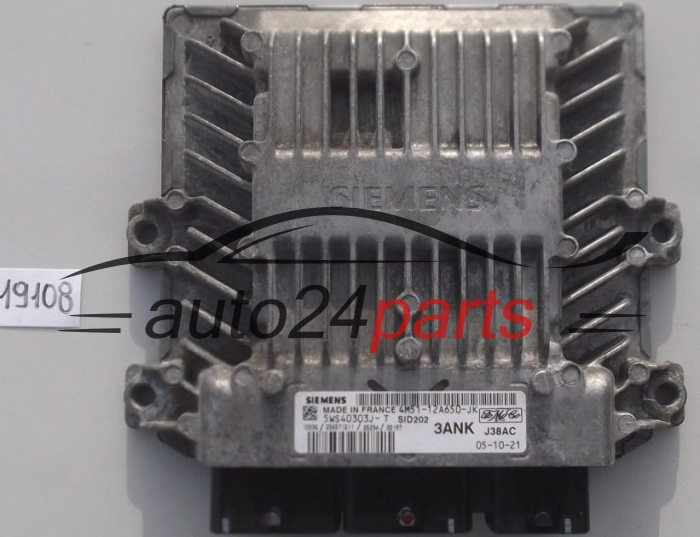 KOMPUTER STEROWNIK SILNIKA FORD FOCUS 1.8 TDCI SIEMENS 5WS40303J-T