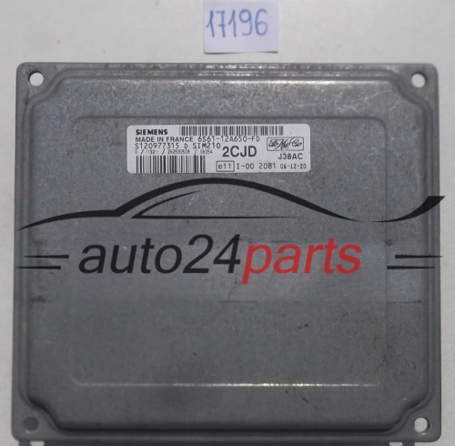 Μονάδα Ελέγχου Κινητήρα FORD FIESTA SIEMENS S120977315 D, S120977315D, FoMoCo 6S61-12A650-FD, 6S6112A650FD, 2CJD