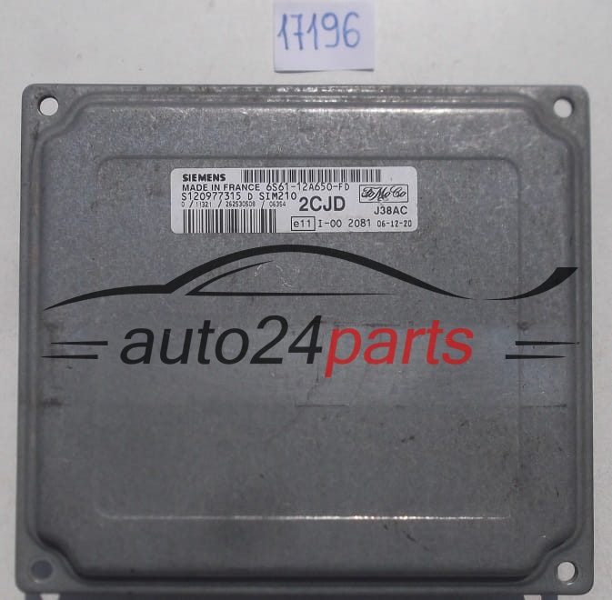 Μονάδα Ελέγχου Κινητήρα FORD FIESTA SIEMENS S120977315 D, S120977315D, FoMoCo 6S61-12A650-FD, 6S6112A650FD, 2CJD