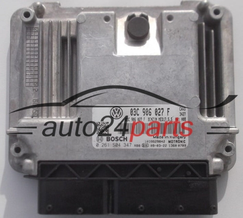 CALCULATEUR MOTEUR VOLKSWAGEN SCIROCCO 1.4 TFSI BOSCH 0 261 S04 347, 03C 906 027 F