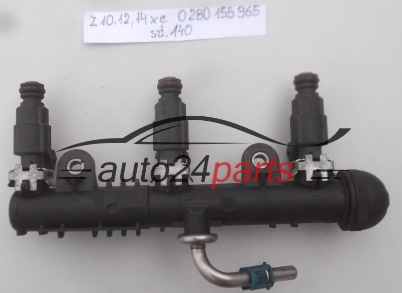 WTRYSK WTRYSKIWACZ PALIWA BENZYNA OPEL  Z10,12,14XE BOSCH 0 280 155 965, 0280155965 
