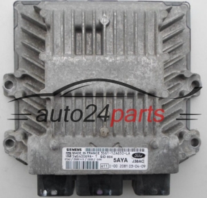 ECU CENTRALITA DE MOTOR FORD FIESTA 1.4 TDCI SIEMENS 5WS40069A-T, 5WS40069AT, 3S61-12A650-LA, 3S6112A650LA, 5AYA, SID 804  