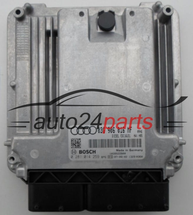 ECU CENTRALITA DE MOTOR  AUDI A6 2.0 TDI BOSCH 0 281 014 259, 03G 906 016 MF