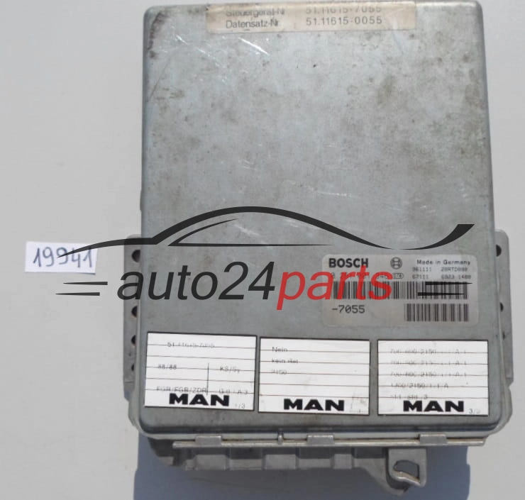 KOMPUTER STEROWNIK SILNIKA MAN BOSCH 0 281 001 346, 0281001346, 51 11615-7039, 51116157039
