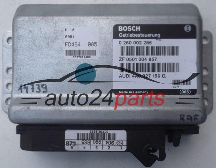 Getriebesteuergerät Steuergerät Automatik Getriebe AUDI A4 A6 BOSCH 0 260 002 286,  ZF 0501 004 957, 4A0 927 156 Q